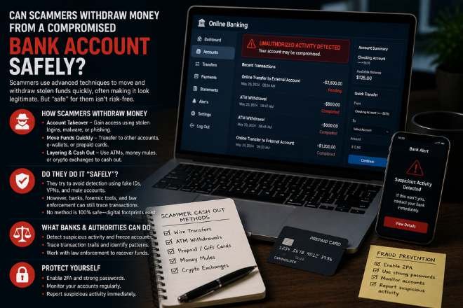 compromised bank account