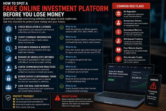 fake online investment platform