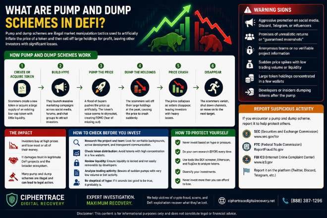 pump and dump schemes in DeFi