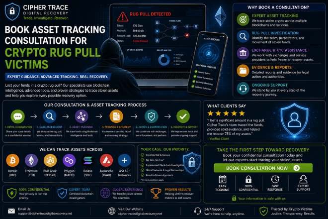 Book Asset Tracking Consultation for Crypto Rug Pull Victims