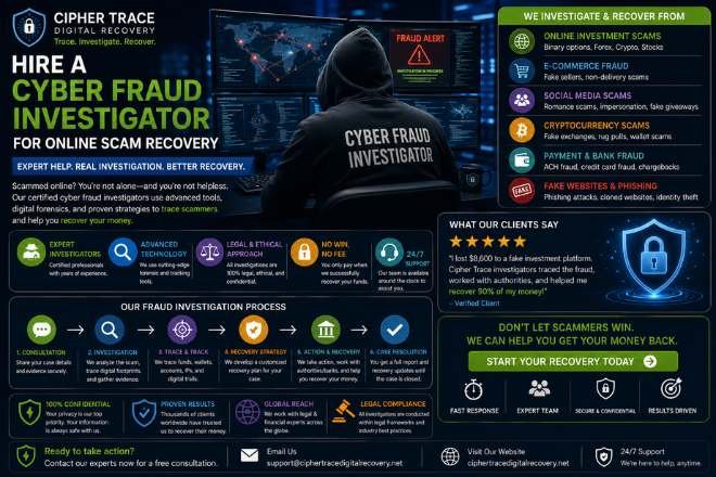 Hire a Cyber Fraud Investigator for Online Scam Recovery