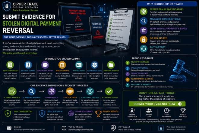 Submit Evidence for Stolen Digital Payment Reversal