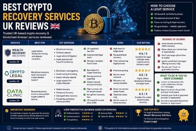 best crypto recovery services UK