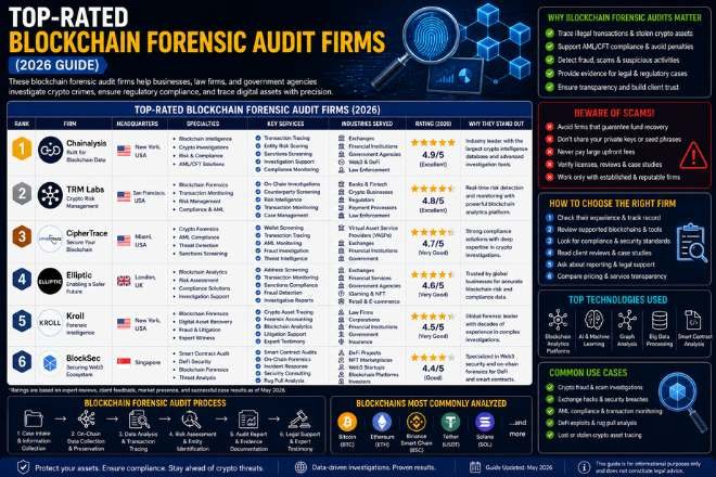 blockchain forensic audit firms