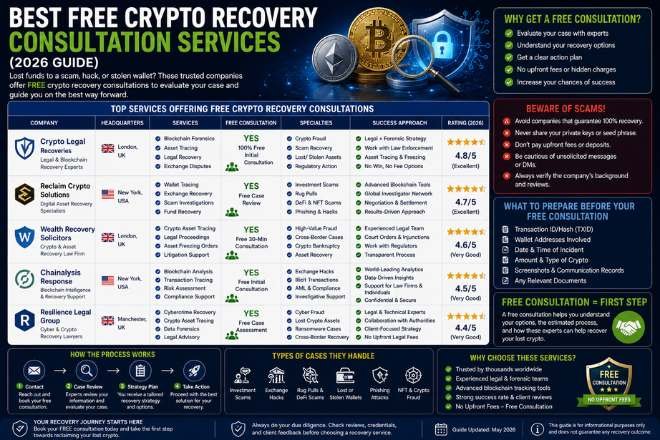 free crypto recovery consultation services