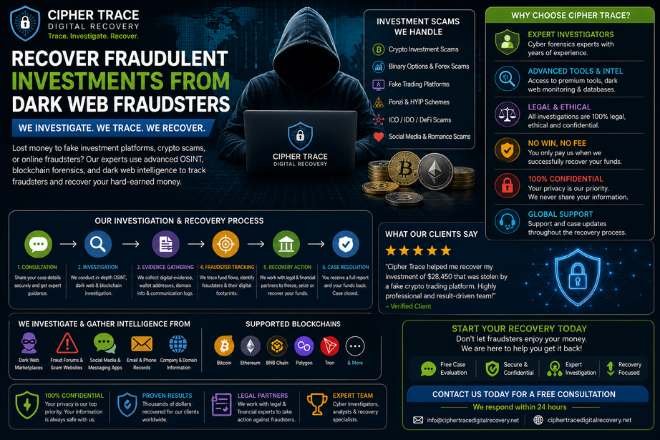 recover fraudulent investments from dark web fraudsters